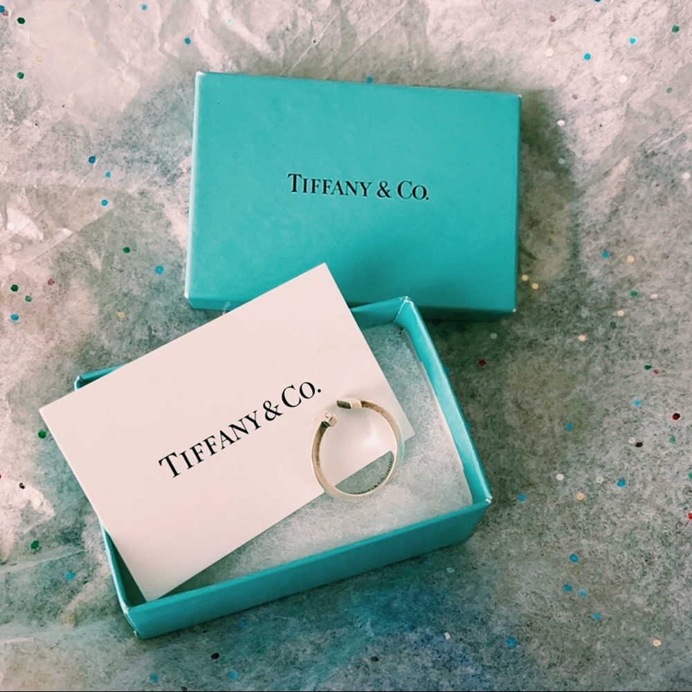 Tiffany and Co. T Ring Size 9
